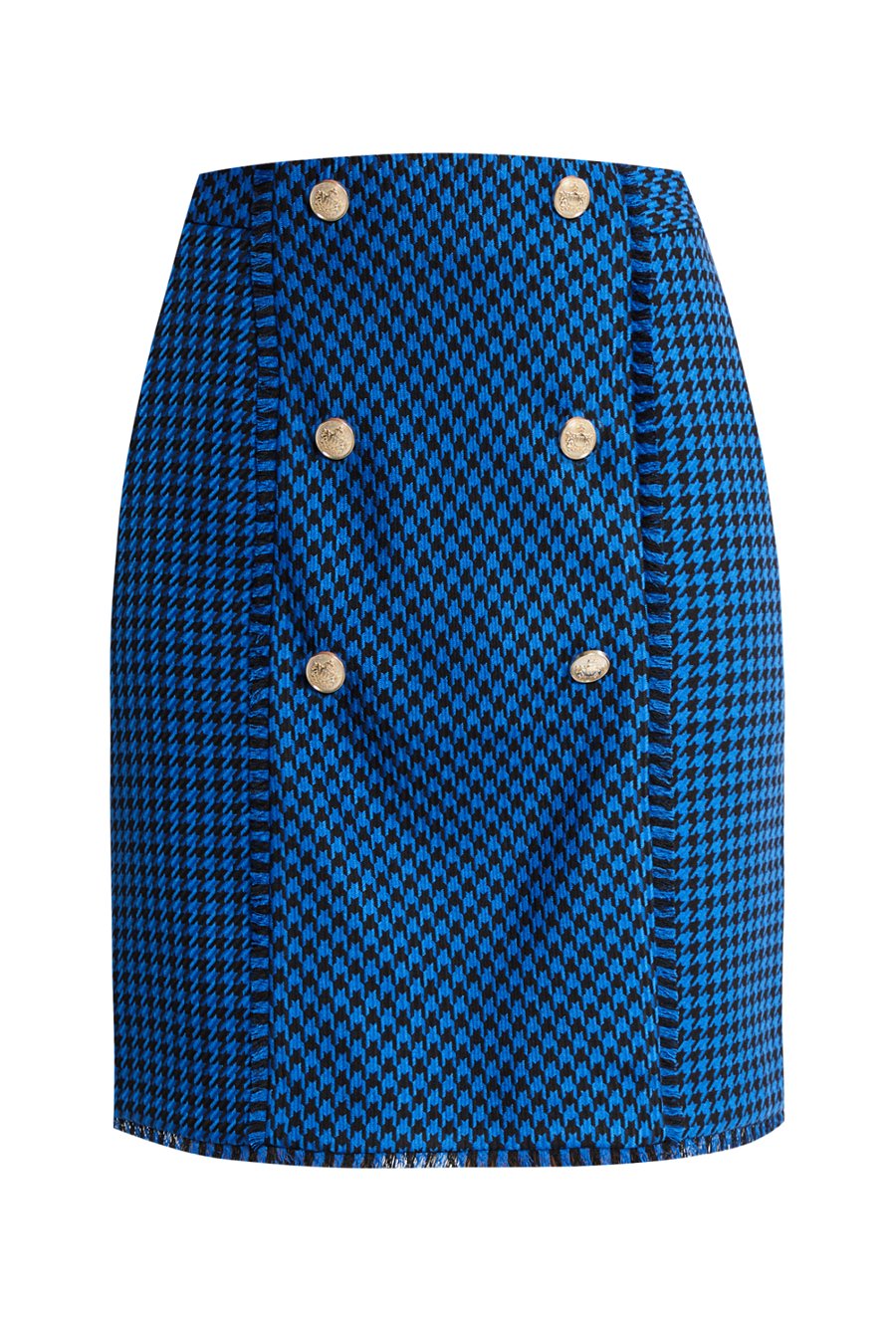 Sp&oacute;dniczka damska w pepitkę