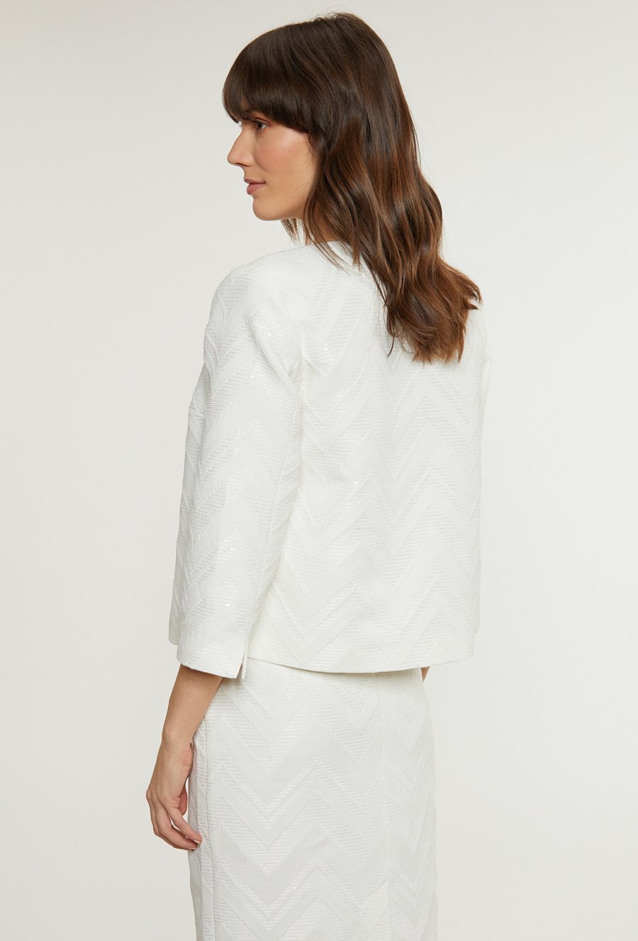 Elegancki żakiet z subtelnym wzorem