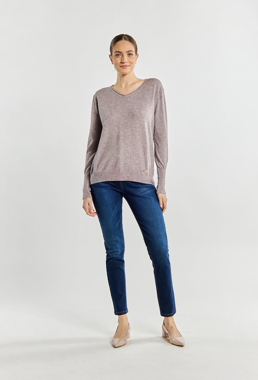 Casualowy sweter damski