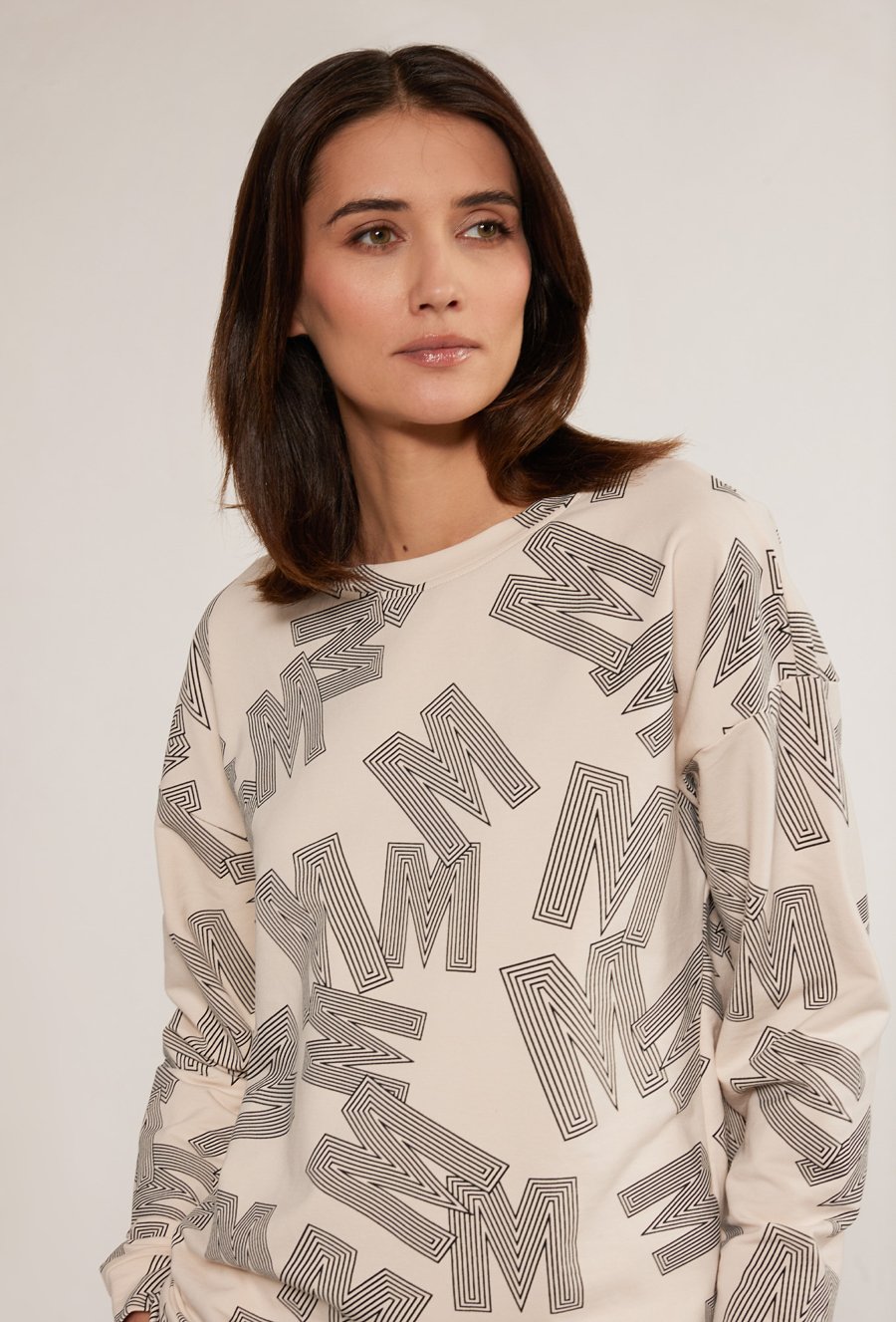 Bluza damska z logo marki