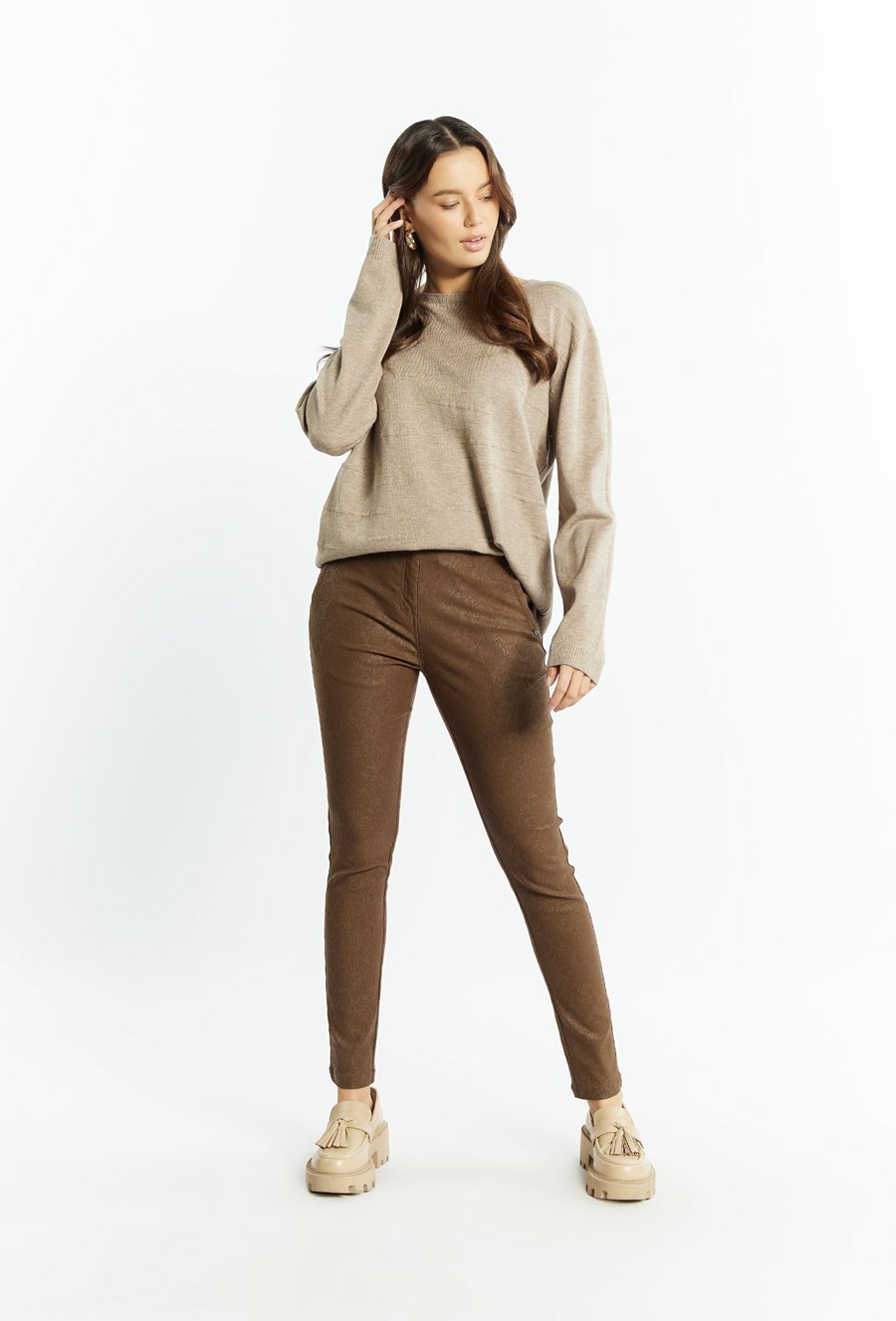 Sweter damski z długim rękawem