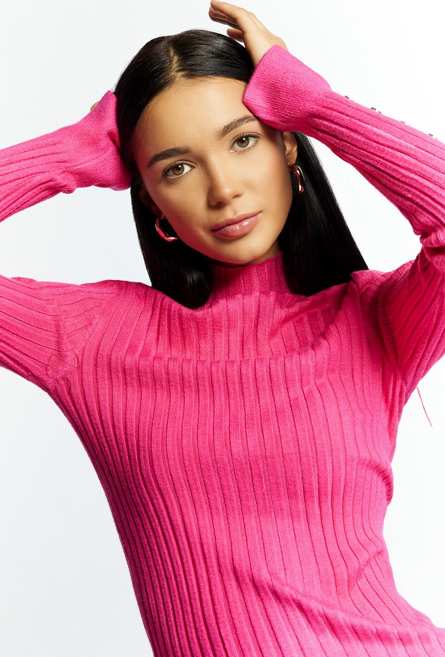 Sweter damski z p&oacute;łgolfem