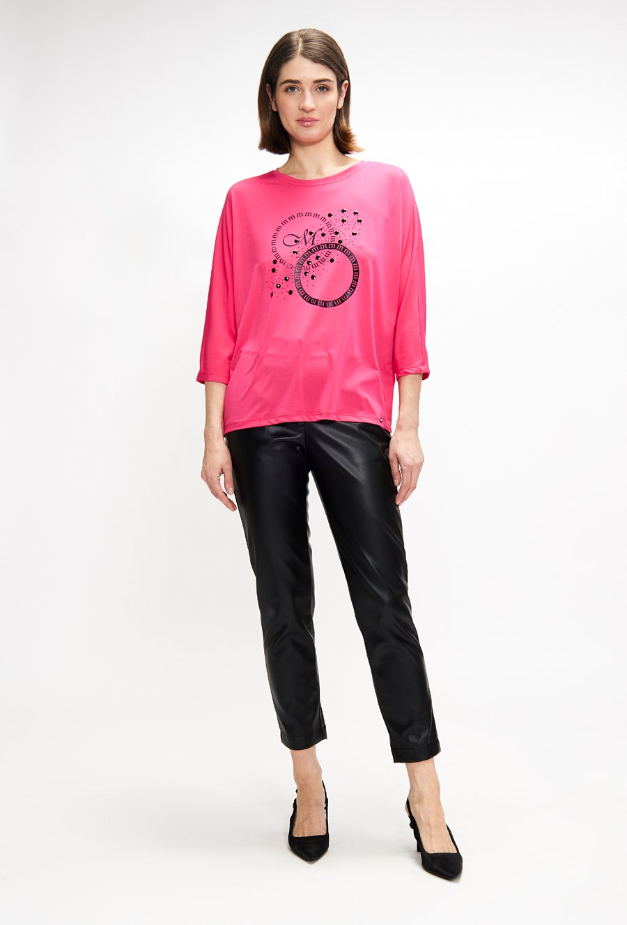 T-shirt damski z wzorem