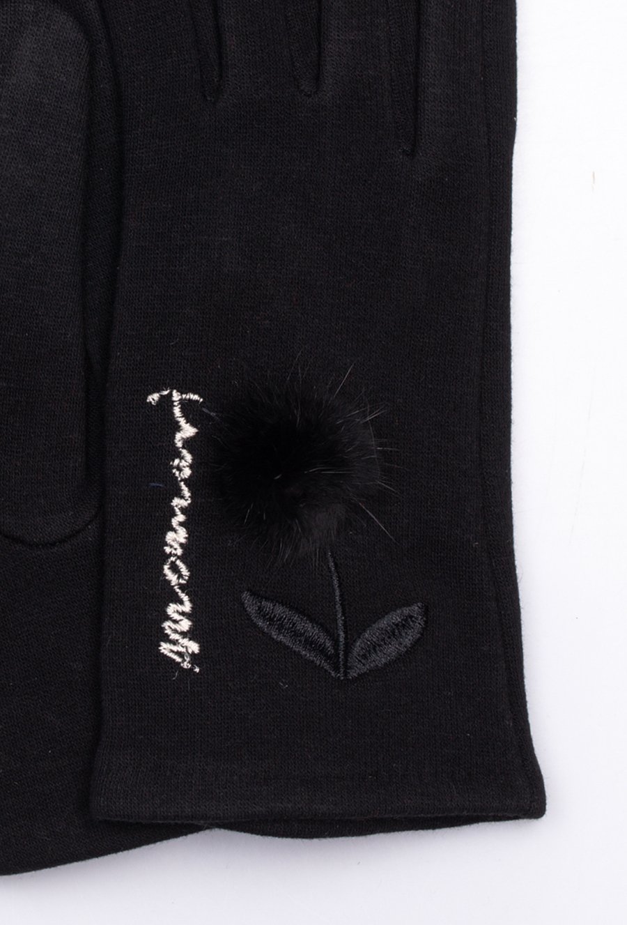 Rękawiczki damskie z ozdobą