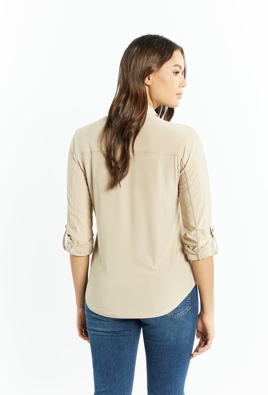 Koszula damska z ozdobnymi guzikami