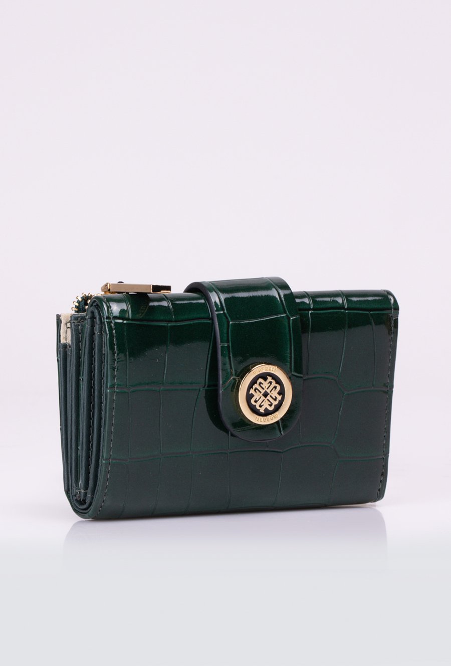 Wzorzysty portfel damski