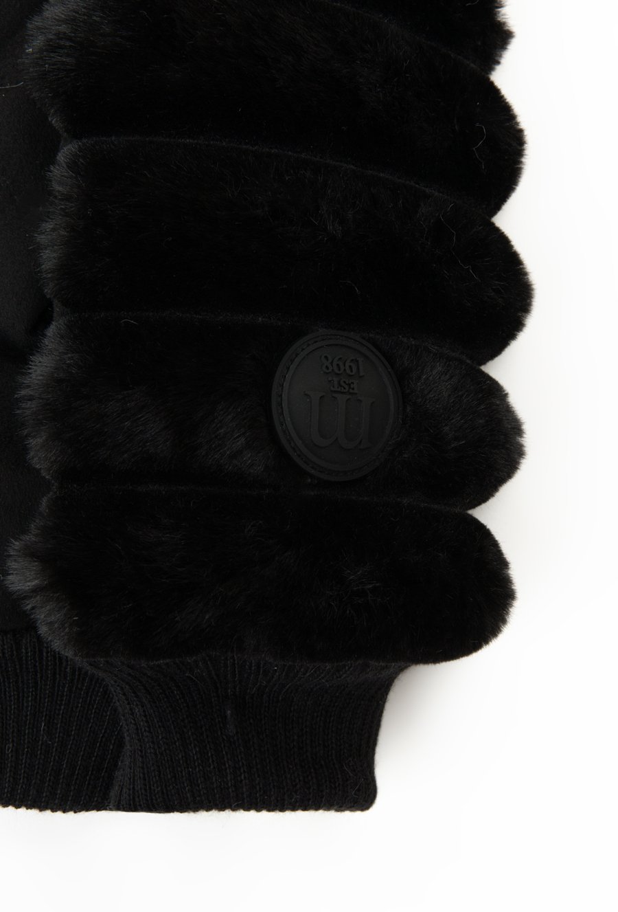 Rękawiczki jednopalczaste z futerkiem