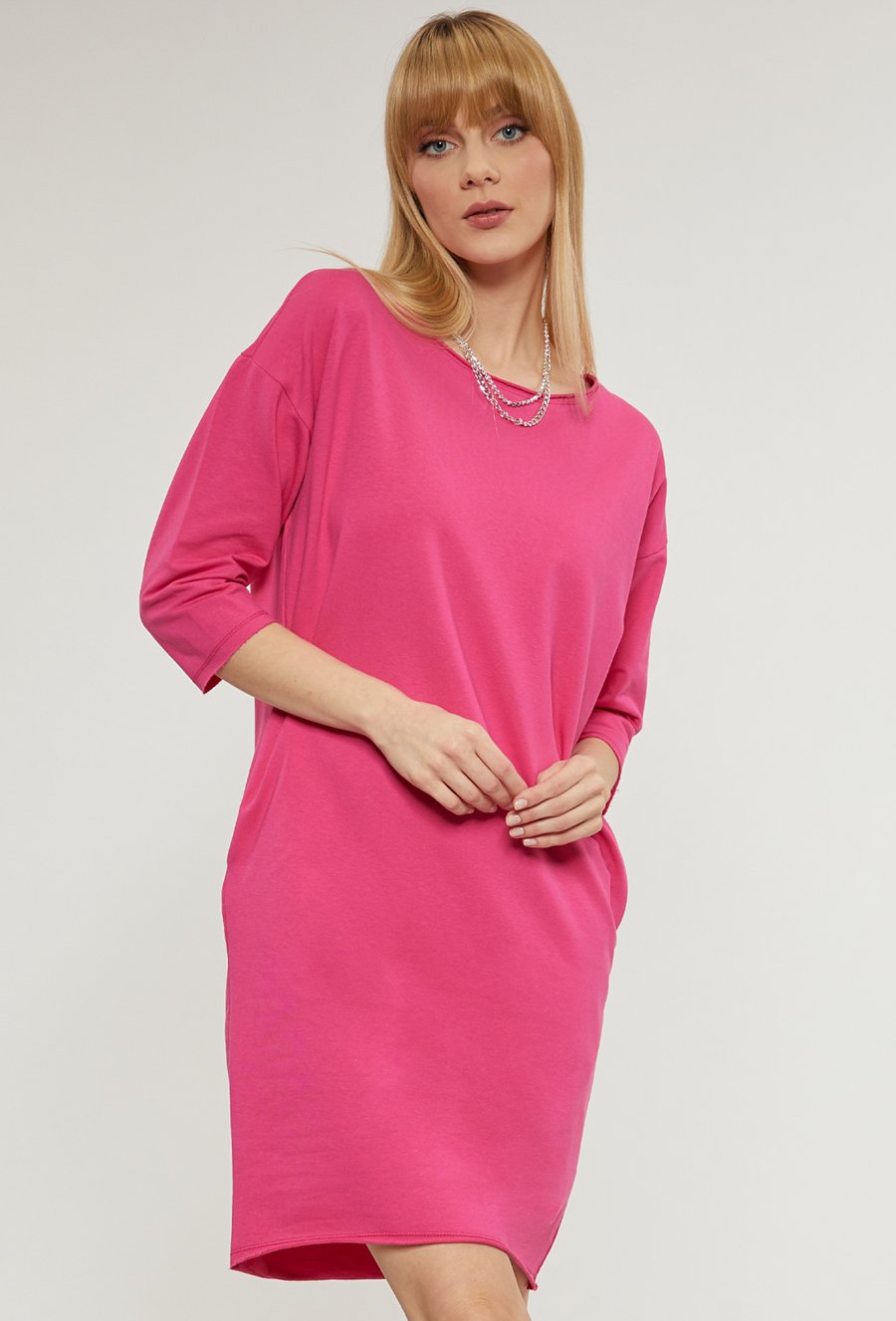 Dzianinowa sukienka damska