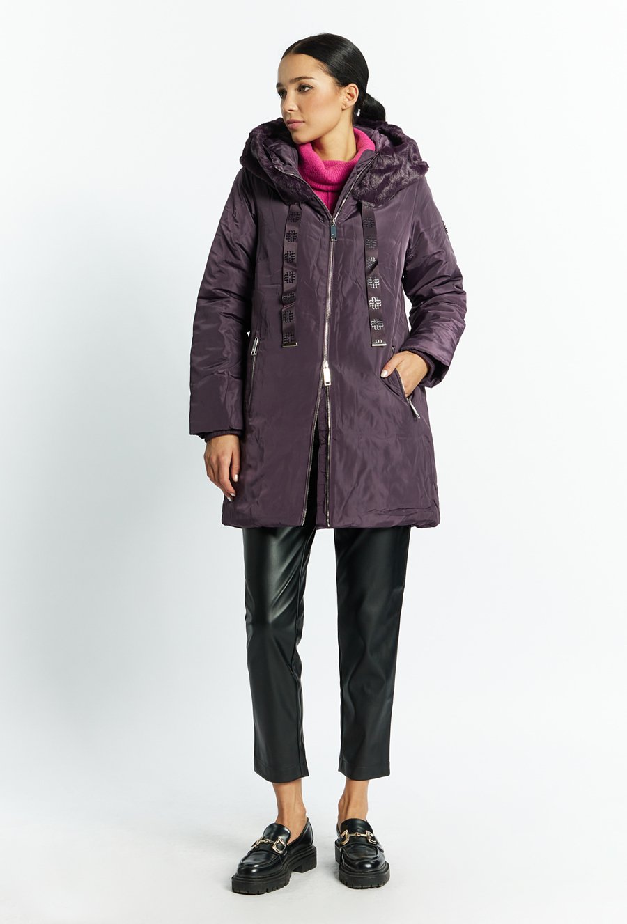 Kurtka damska z kapturem