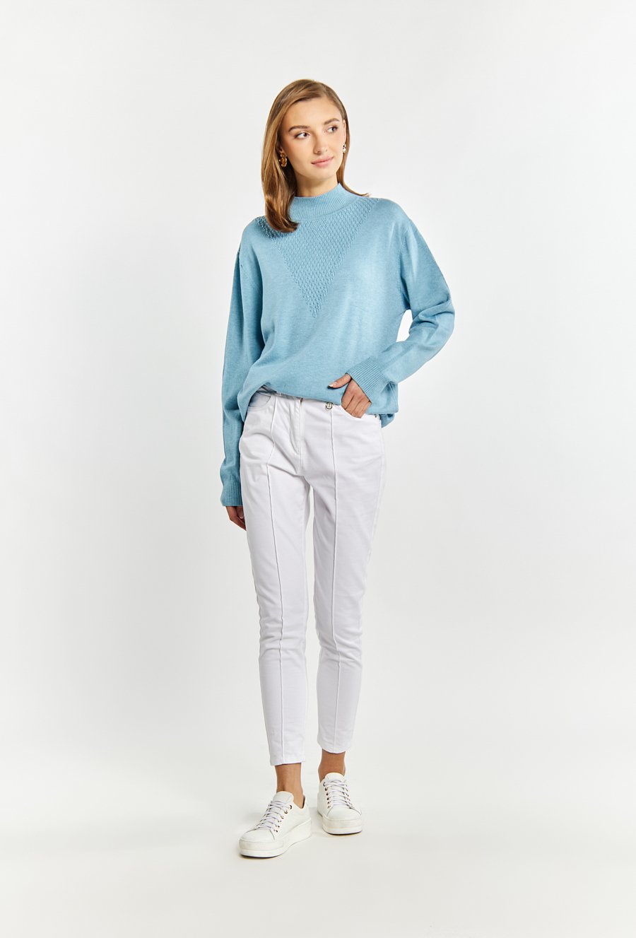 Sweter damski z dżetami